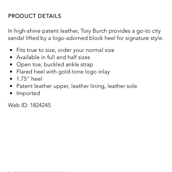 Tory Burch Finley black Patent Leather sandals - Picture 11 of 11